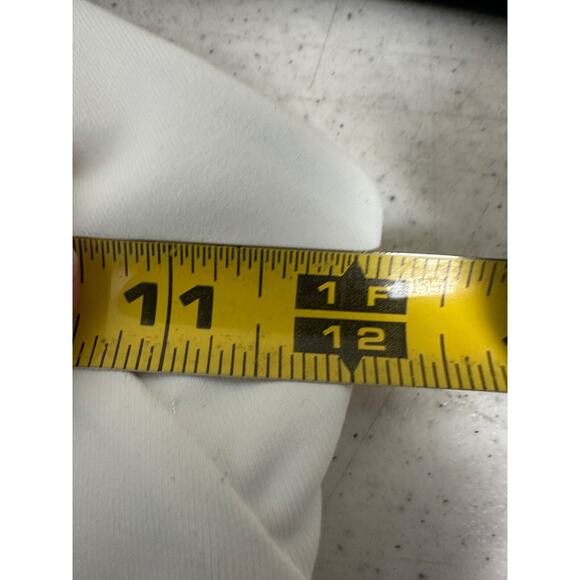 NWOT Babaton S Criss-Cross Contour Halterneck Stretch Bodysuit White Aritzia D6 - Picture 6 of 7